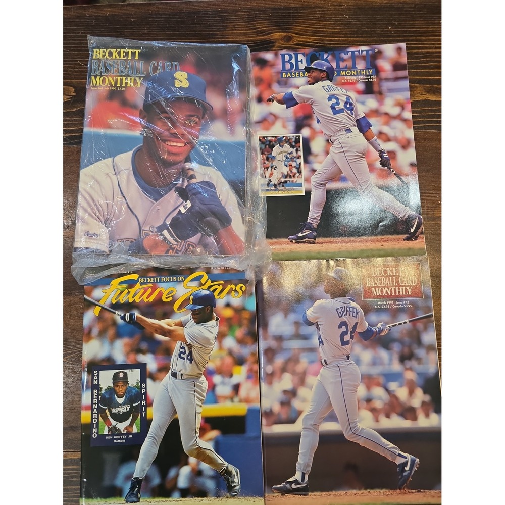 Ken Griffey Jr Beckett Magizine Lot -4